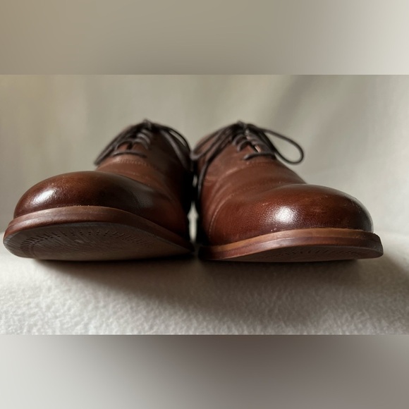 Florsheim Size 11.5 Men’s Brown Leather Lace Up Shoes - Picture 15 of 16